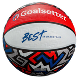 Basketball with 'Goalsetter' branding and 'Best in Basketball' text on a white background