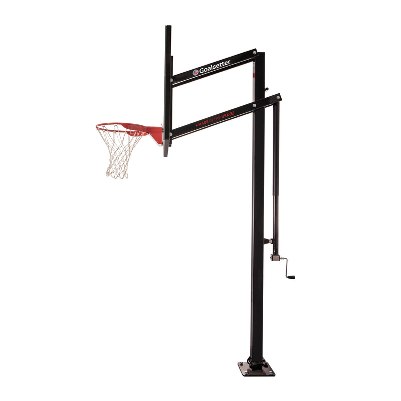 Goalsetter Basketball In Ground Hoop X454 - Glass HD Breakaway Rim