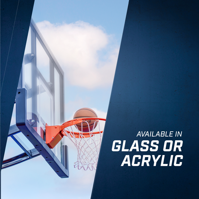 goalsetter captain basketball hoop - available glass or acrylic 