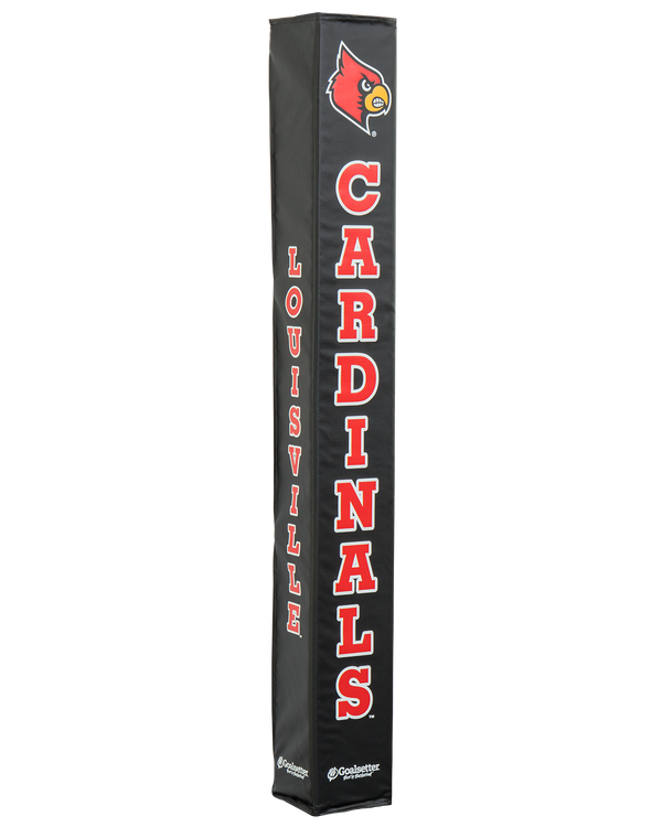 Goalsetter Basketball - Collegiate Basketball Pole Pad - NCAA Louisville Cardinals (Black)