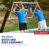 goalsetter launch basketball hoop - quick and easy assembly