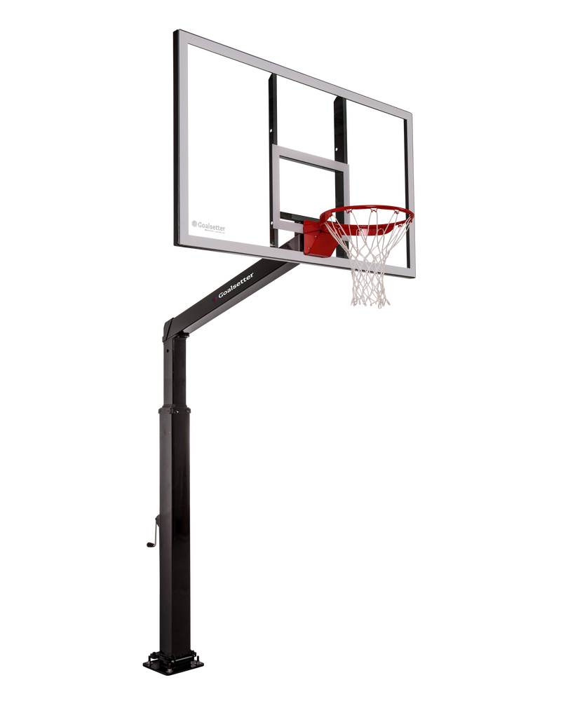Goalsetter Launch Series basketball goals 60 - in the ground basketball hoop - adjustable basketball goals - outdoor basketball hoops