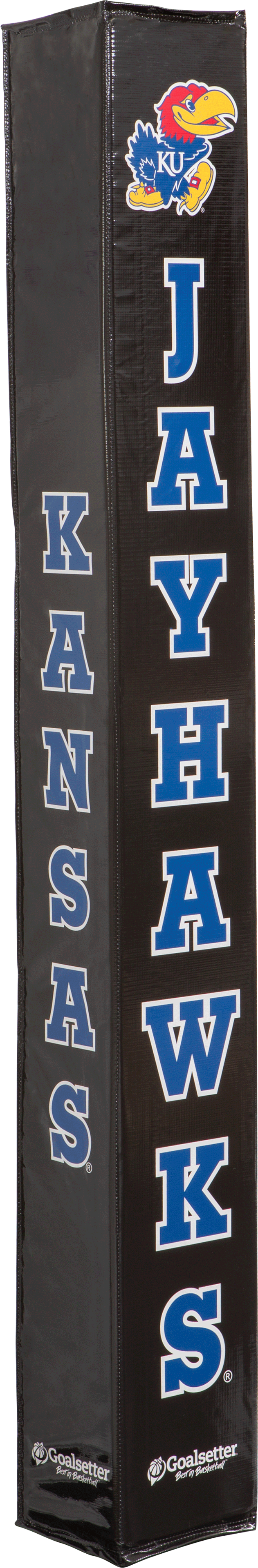 Kansas Jayhawks Basketball Pole Pad Black Goalsetter