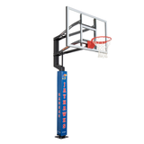 Goalsetter Basketball - Collegiate Basketball Pole Pad - NCAA Kansas Jayhawks (Blue)