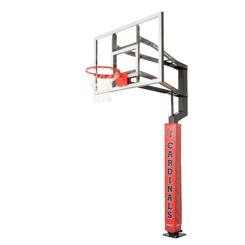 Goalsetter Basketball - Collegiate Basketball Pole Pad - NCAA Louisville Cardinals (Red)