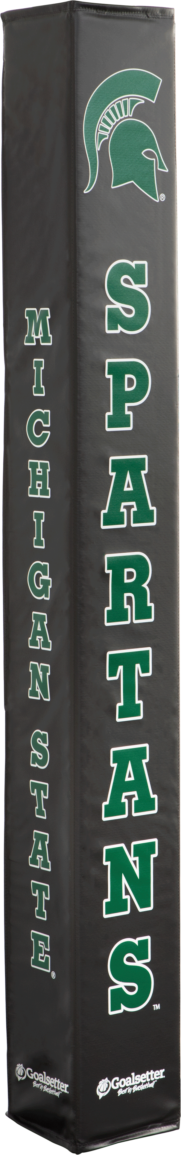Michigan State Spartans Basketball Pole Pad Black Goalsetter
