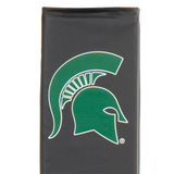Goalsetter Basketball - Collegiate Basketball - Pole Pad - MI State Spartans basketball (Black) - Michigan state basketball