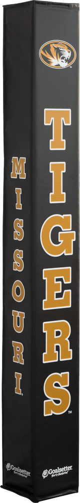 Goalsetter Basketball - Collegiate Black Basketball Pole Pad - MO Tigers - Missouri Basketball