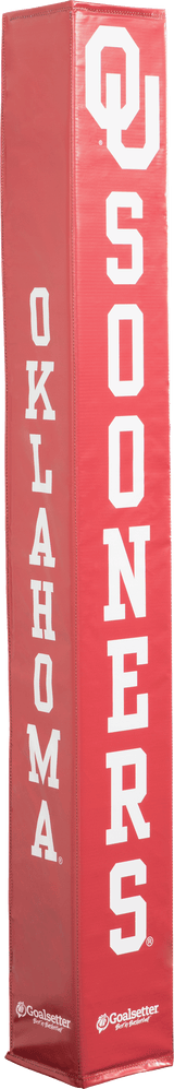 Goalsetter Collegiate Basketball Pole Pad - Oklahoma Sooners Basketball(Crimson)