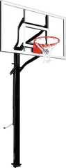 Goalsetter X560 basketball goal - Glass - HD Breakaway Rim_1