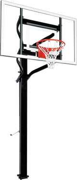Goalsetter X660 extreme basketball goals - Glass - HD Breakaway Rim - best in ground basketball hoops