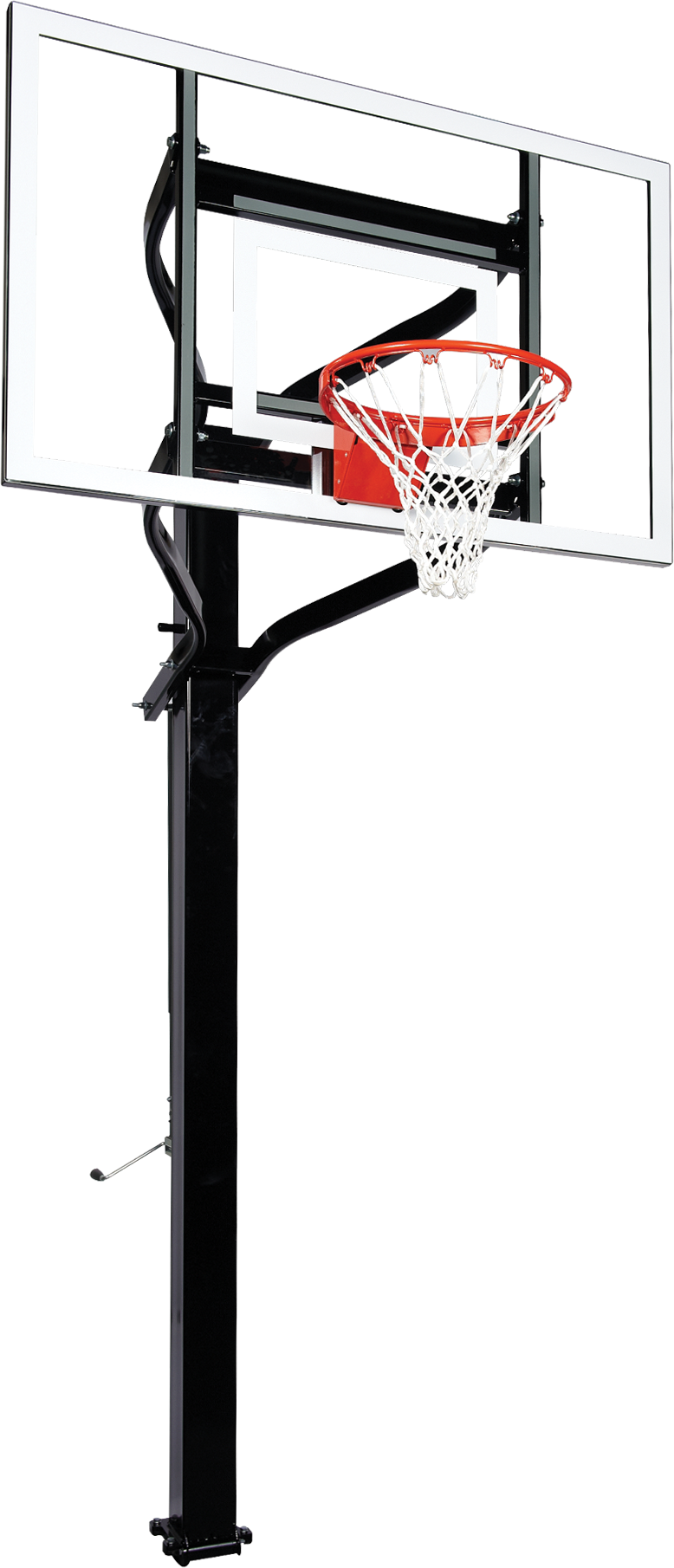 Goalsetter X660 extreme basketball goals - Glass - HD Breakaway Rim - best in ground basketball hoops
