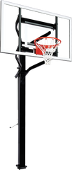 Goalsetter X660 extreme basketball goals - Glass - HD Breakaway Rim - best in ground basketball hoops