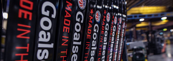 american made goalsetter basketball board arms at the American factory. Goalsetter is a made in the usa hoop and american made hoops