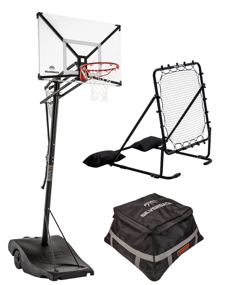 Silverback NXT 50 Portable Hoop & Training Bundle | Goalsetter