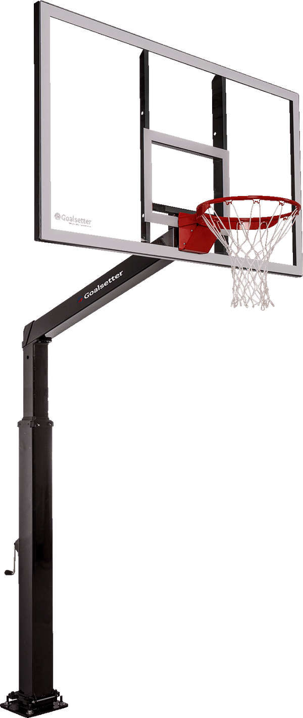 Goalsetter Launch Series basketball goals 60 - in the ground basketball hoop - adjustable basketball goals - outdoor basketball hoops