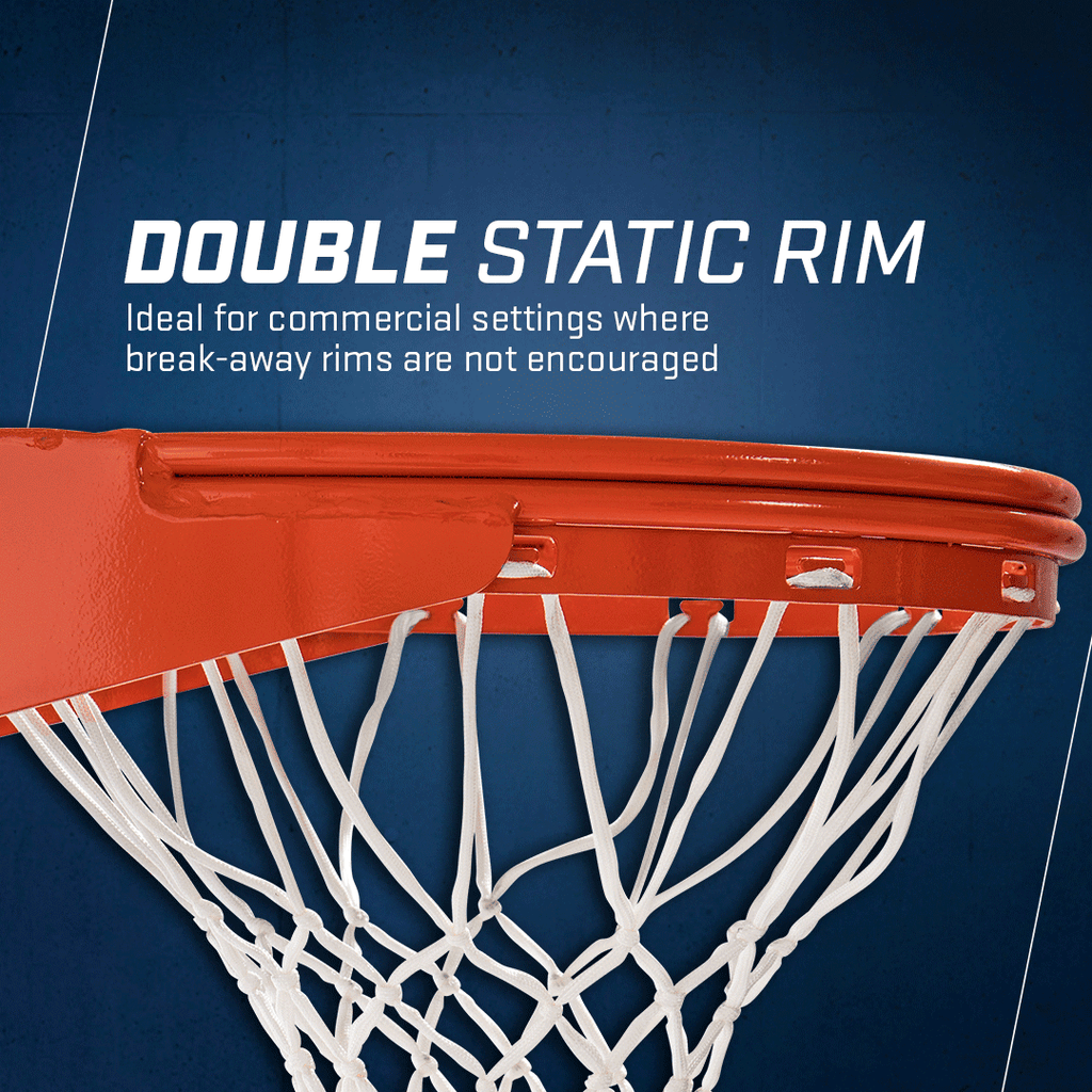 Static Double Basketball Rim | Goalsetter