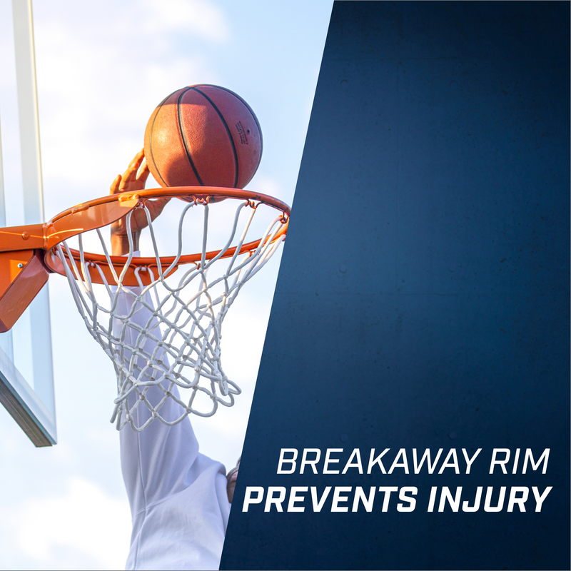 Goalsetter HD Breakaway Basketball Rim - Breakaway Rim Prevents Injury