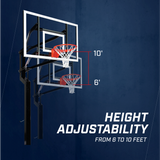 basketball height adjustability from 6 to 10 feet find a basketball hoop near me