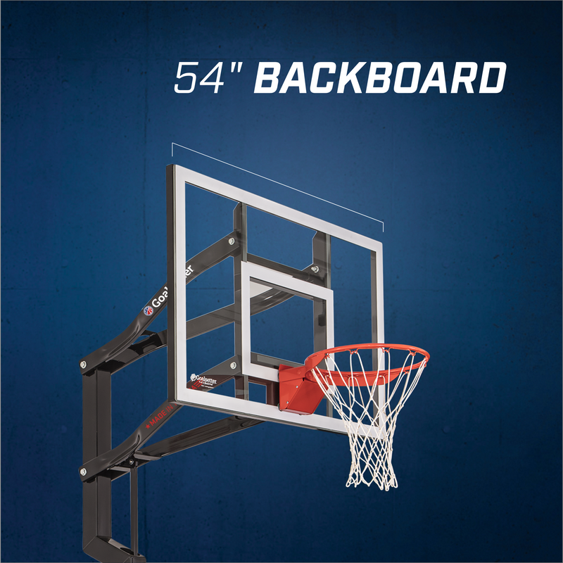 54" backboard goalsetter basketball hoop
