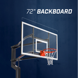 Goalsetter In Ground Basketball Goal - MVP Hoop 72" backboard best basketball hoop