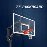 Goalsetter In Ground Basketball Goal - MVP Hoop 72" backboard