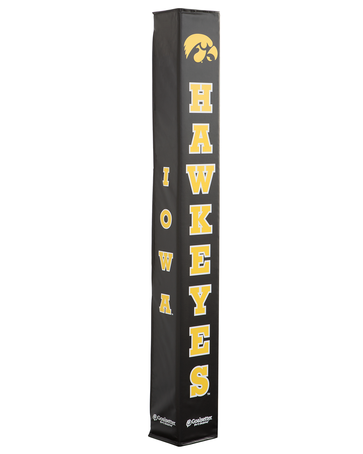 Iowa Hawkeyes Basketball Pole Pad - Black | Goalsetter