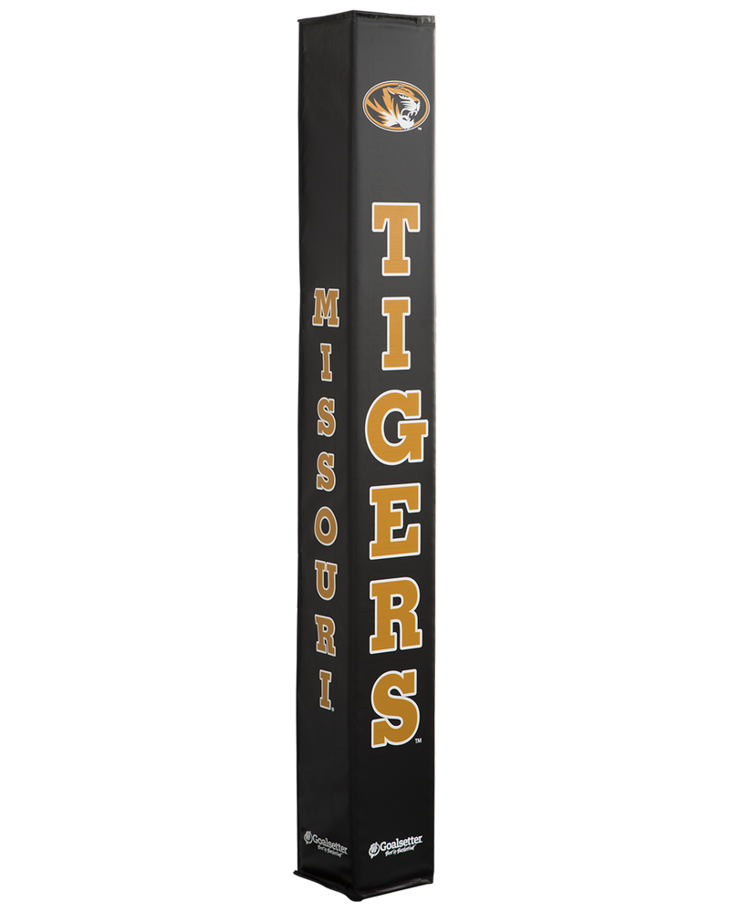Goalsetter Basketball - Collegiate Basketball Pole Pad - Missouri Tigers Basketball- Black