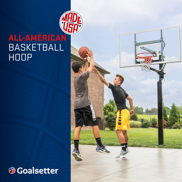 goalsetter all american basketball hoop made in the usa