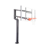 Goalsetter In Ground Basketball Goal - MVP Internal Glass - Collegiate Breakaway Rim