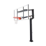 Goalsetter In Ground Basketball Goal - MVP Internal Glass - Collegiate Breakaway Rim