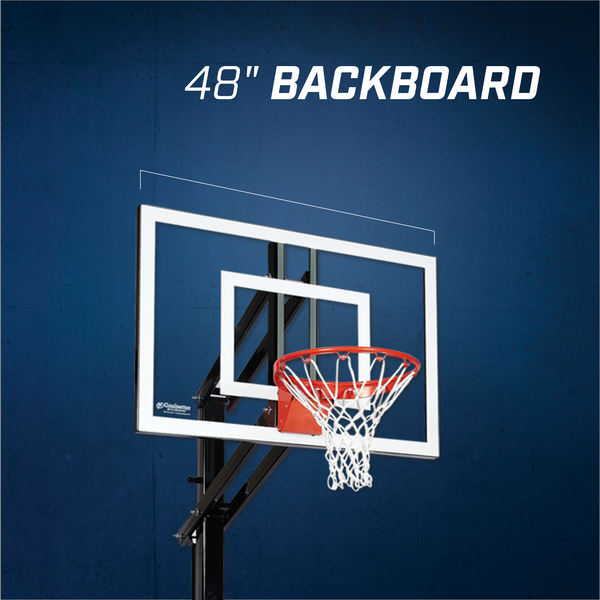 Goalsetter Basketball In Ground Hoop X448 - 48' Backboard