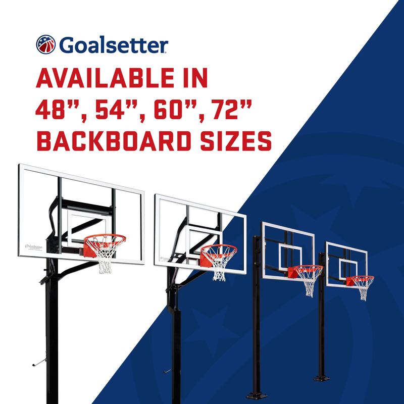 Goalsetter Basketball Goals - Available in 48", 54", 60", 72" Backboard Sizes