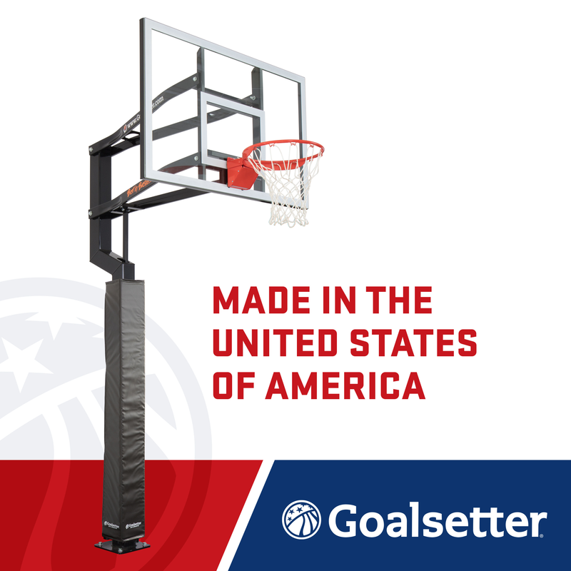 Goalsetter Custom Fitted Pole Padding (5-6" Poles) - Black - Made In the United States of America