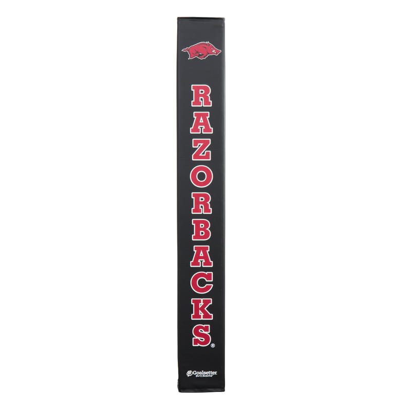 Goalsetter Basketball Collegiate Pole Pad - AR Razorbacks basketball (Black)