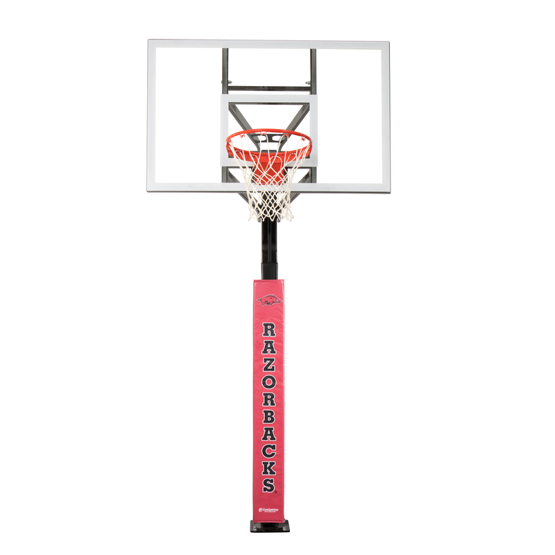 Goalsetter Basketball Collegiate Pole Pad on Goal - Arkansas Razorbacks (Red)