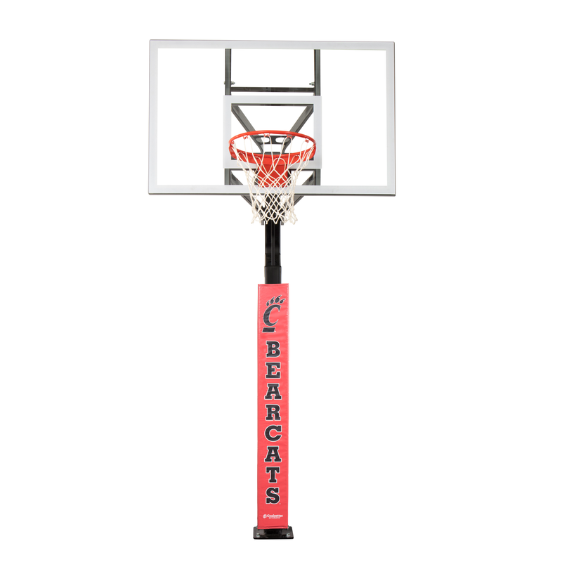 Goalsetter Basketball Collegiate Pole Pad - Bearcats basketball (Black)