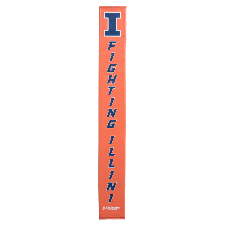 Goalsetter Collegiate Pole Pad - NCAA Illinois Fighting Illini (Orange) - Primary Mark_2