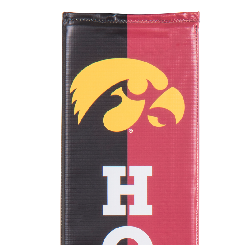 Goalsetter Collegiate Basketball Pole Pad - Iowa/Iowa State Cyclones and Hawkeyes(Black/Red)
