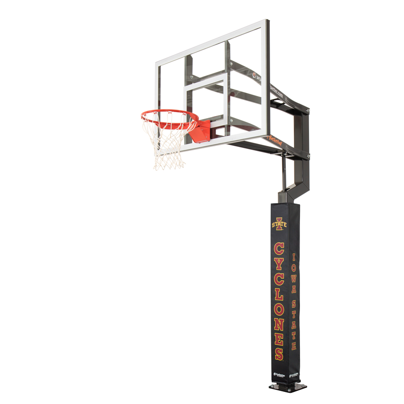 Goalsetter Basketball Collegiate Pole Pad - NCAA Iowa State Basketball (Black)