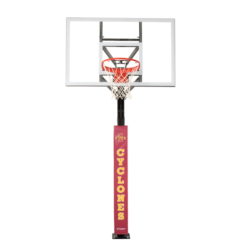 Goalsetter Basketball Collegiate Pole Pad - NCAA Iowa State Cyclones (Red)