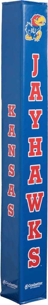 Goalsetter Basketball - Collegiate Basketball Pole Pad - NCAA Kansas Jayhawks (Blue)