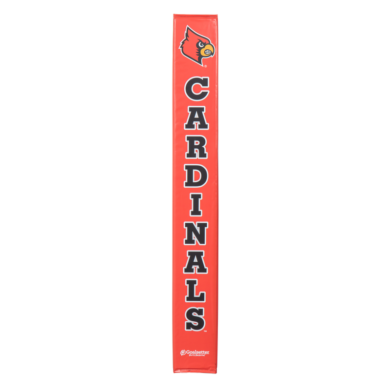 Goalsetter Basketball - Collegiate Basketball Pole Pad - NCAA Louisville Cardinals basketball (Red)