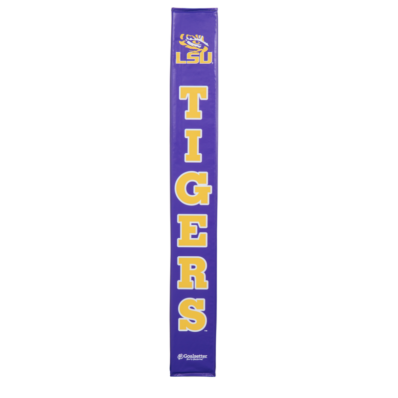 Goalsetter Basketball - Collegiate Basketball Pole Pad - LSU Tigers basketball(Purple)