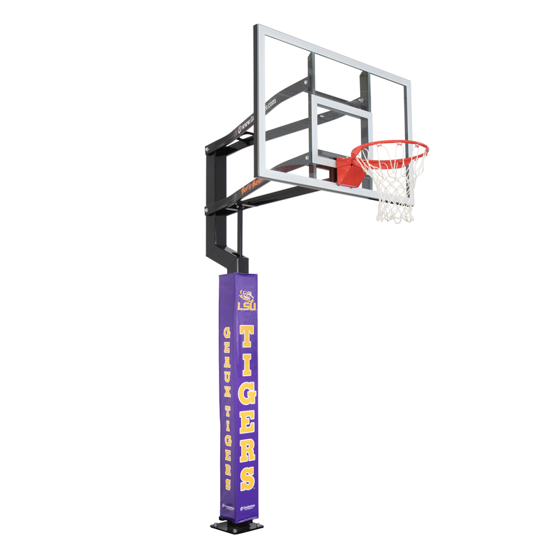 Goalsetter Basketball - Collegiate Basketball Pole Pad - LSU Tigers (Purple)