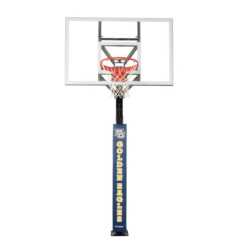 Goalsetter Basketball - Collegiate Basketball Pole Pad - Marquette Golden Eagles (Blue)