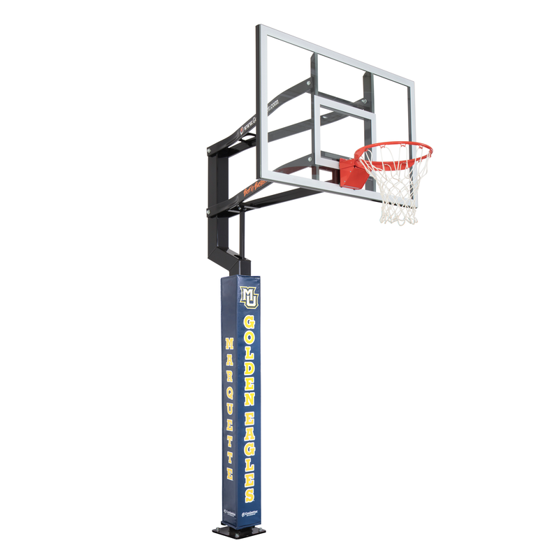 Goalsetter Basketball - Collegiate Basketball Pole Pad - Marquette Golden Eagles (Blue)