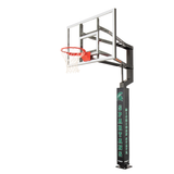 Goalsetter Basketball - Collegiate Basketball - Pole Pad - Michigan State Basketball (Black)