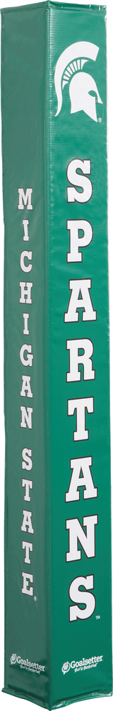 Goalsetter Basketball - Collegiate Basketball Pole Pad - Michigan State Spartans (Green)