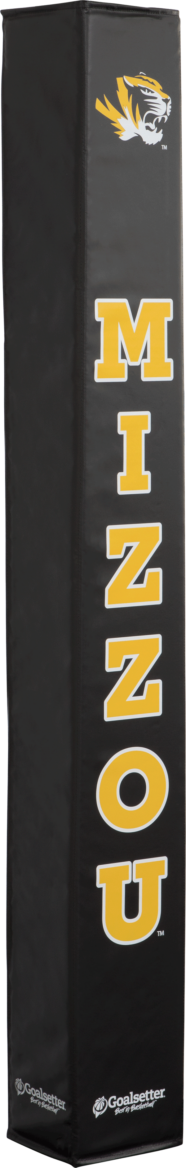 Goalsetter Basketball - Collegiate Basketball Pole Pad - Missouri Tigers (Black)